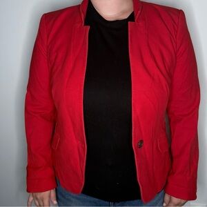 Women's Red Blazer